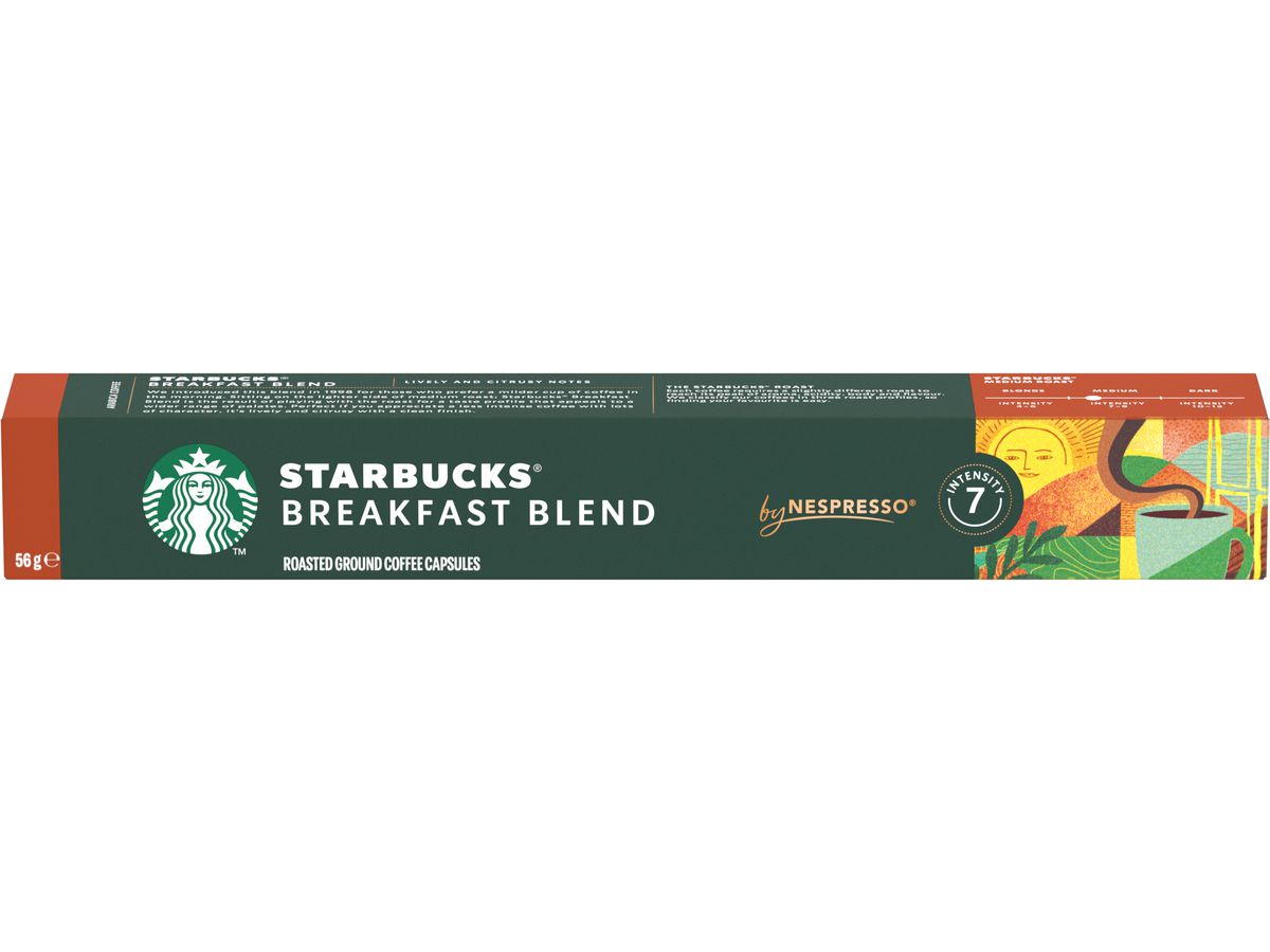 STARBUCKS Capsule di caffè 10 pz. 6221019 Breakfast Blend (7613287186928)