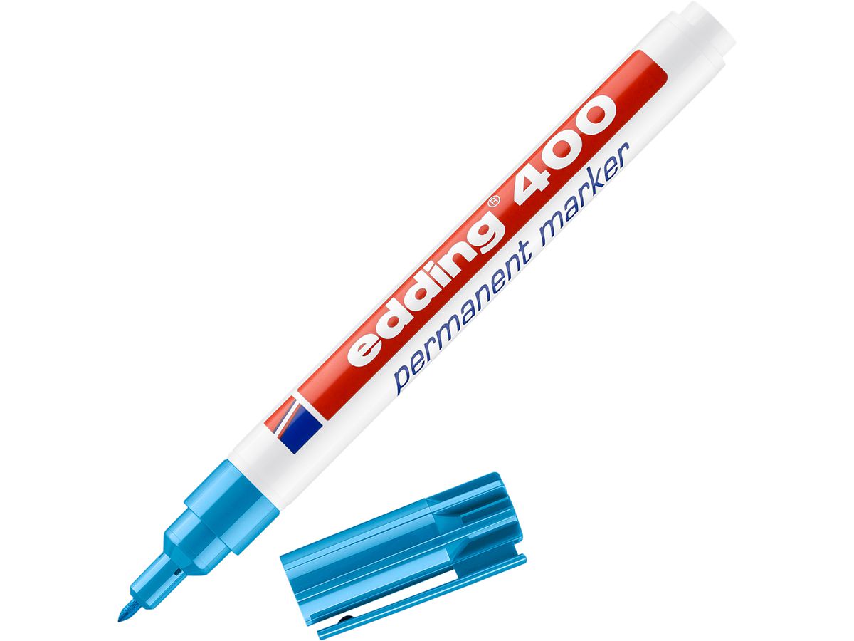 EDDING Permanent Marker 400 1mm 400-10 hellblau (4004764315864)