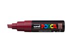 POSCA Marker 8mm PC8K RED WIN bordeaux, Keilspitze (4902778107539)