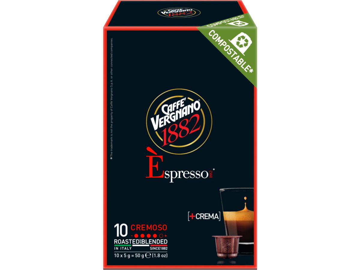 VERGNANO Capsules de café 2295402 Cremoso 10 pcs. (8001800005488)