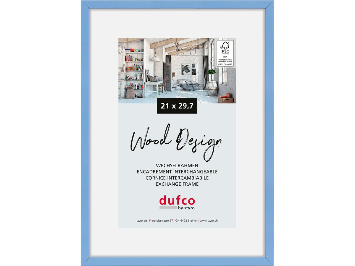 DUFCO Bilderrahmen Hay 21x29.7cm 1610.81064 hellblau (7612176094528)
