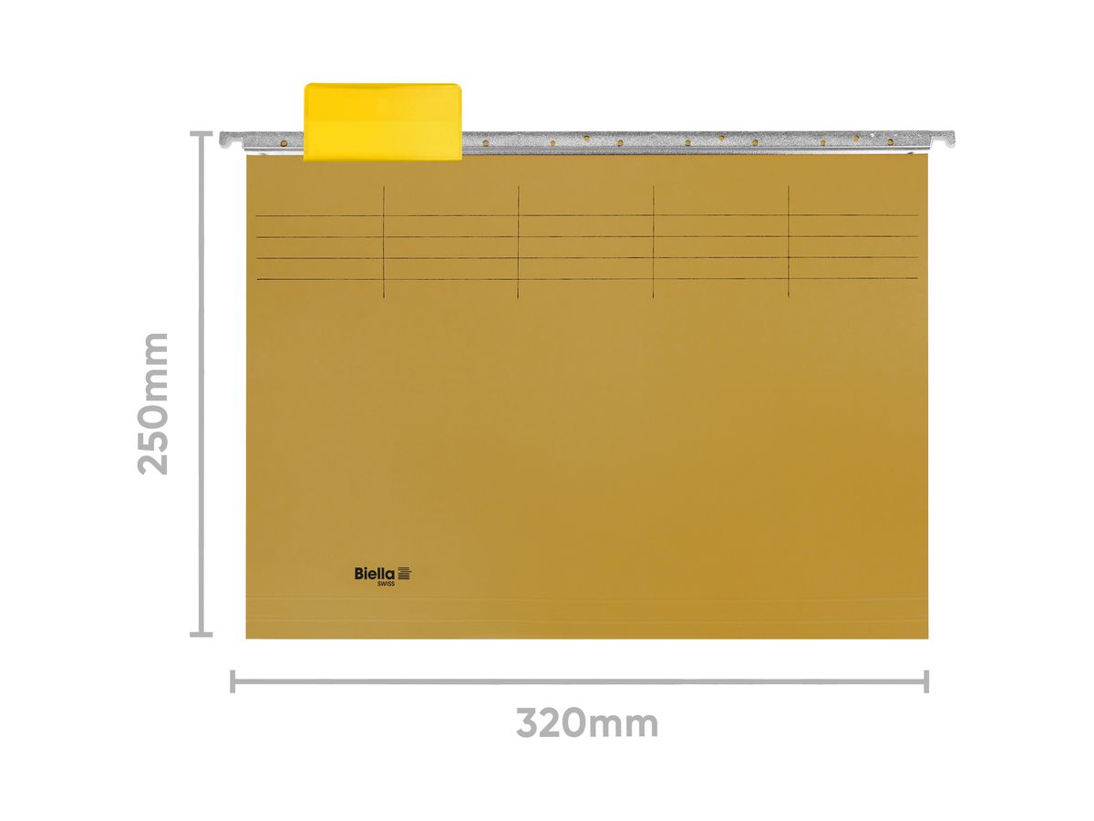 BIELLA Cartella Set A4 27143020U giallo 32x25cm 10 pzzi (7611365301294)