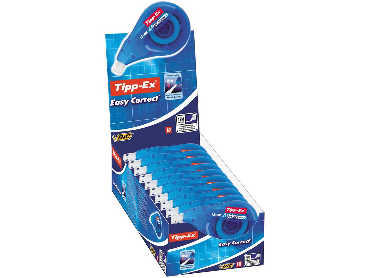 TIPP-EX Easy Correct 4,2mmx12m 8290352 Rouleaux de correction (3086126631967)