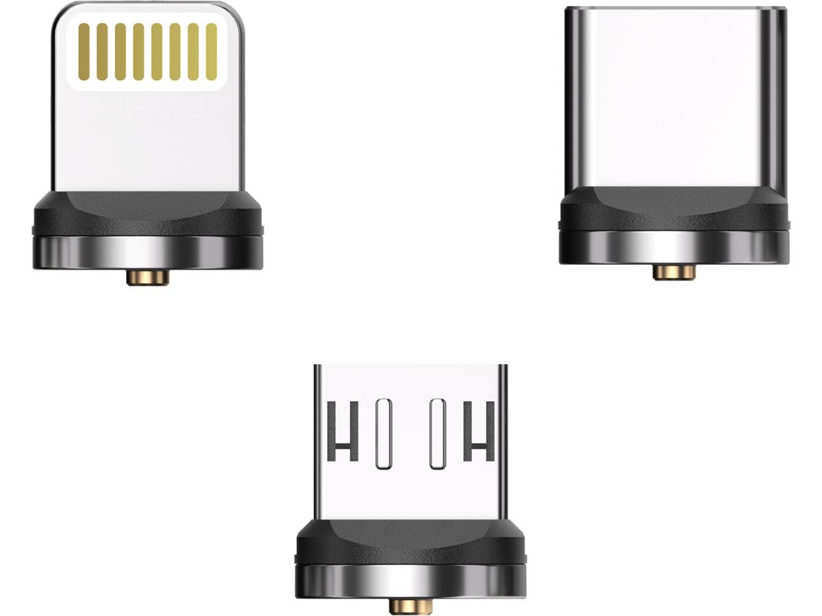 STATIK Mag.Tip for Mag.Chargecables PUP-0135 1xLightn.1xUSB-C,1xMicro-USB (0853485006773)