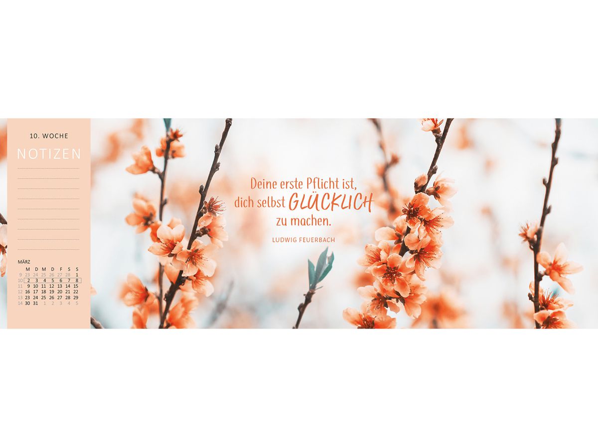ARS EDITION Calendrier de table 2026 13572 Lieblingstag DE 29.7x11.5cm (4014489135722)