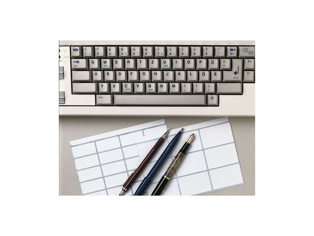 HERMA Étiquettes univers. 13x50mm 2370 blanc 672 pcs./32 feuilles (4008705023702)