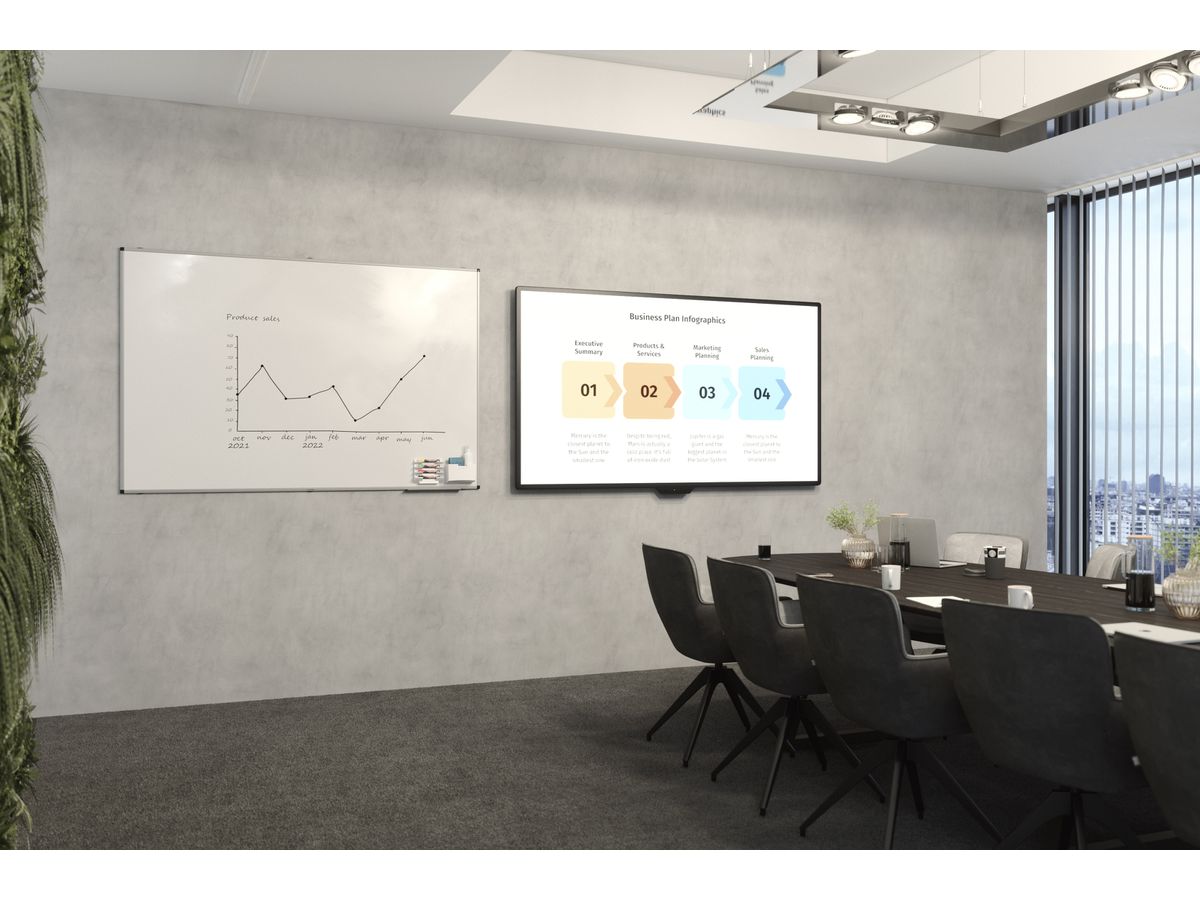 LEGAMASTER Whiteboard 45x60cm 7-108235 Unite Plus emailliert (8713797105187)