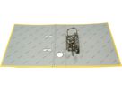 BIELLA Ordner Plasticolor 4cm 10750420U gelb A5 (7611365258048)