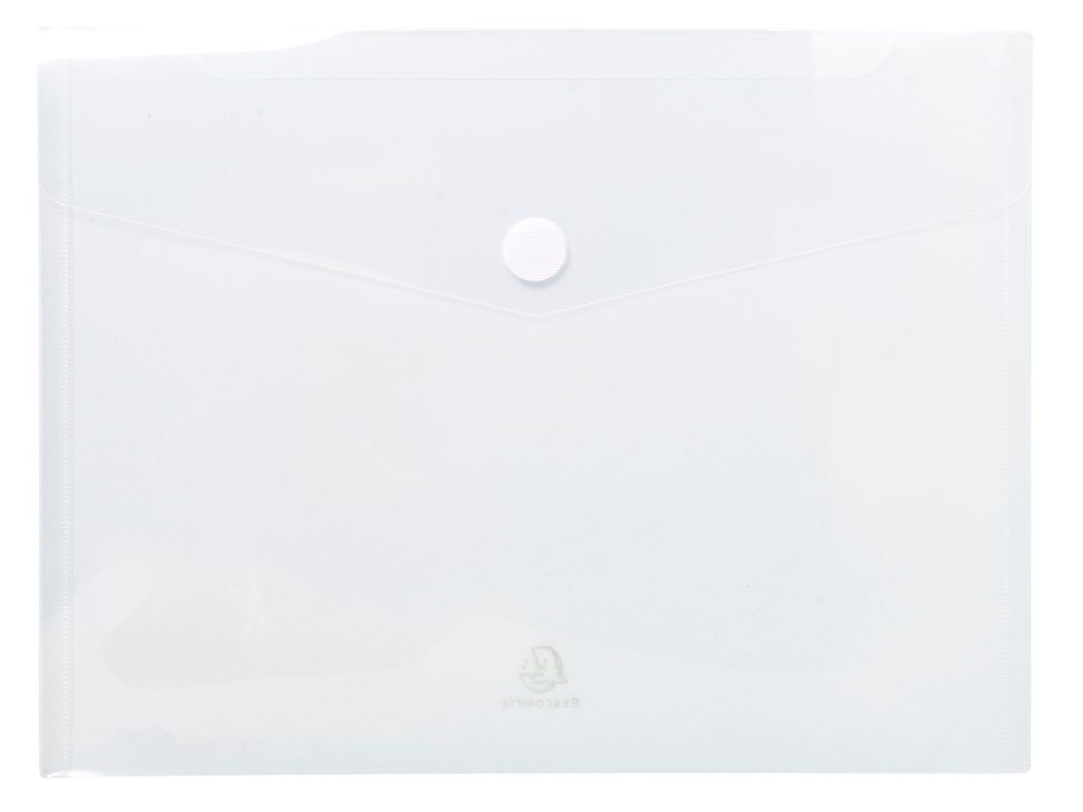 EXACOMPTA Borsa documenti A4 56421E PP, trasparente (3130631564217)
