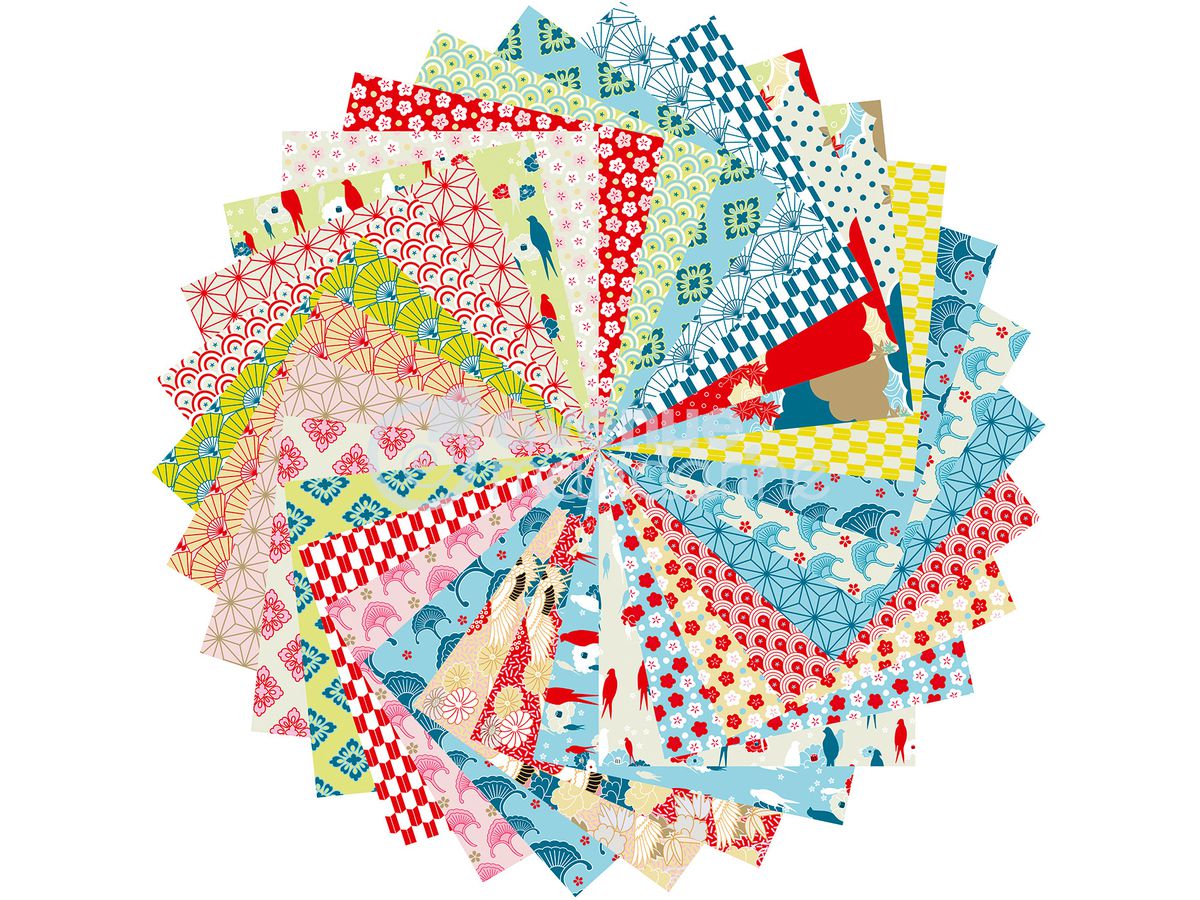 MANDARINE Origamipapier 20x20cm OR514C Nippon 70g 60 Blatt (3609510575144)