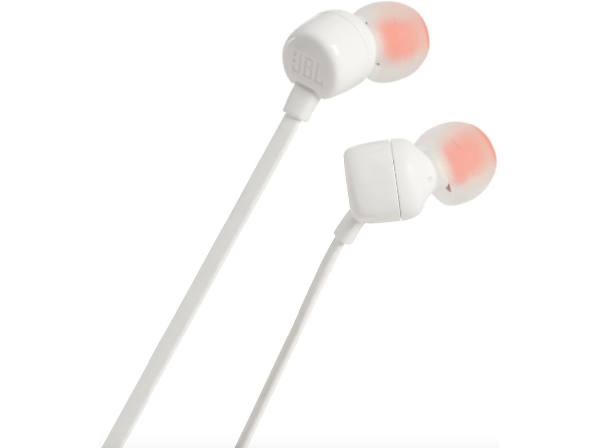 JBL écouteurs T110, blanc JBL-T110WHT blanc, intra-auriculaires (6925281918933)