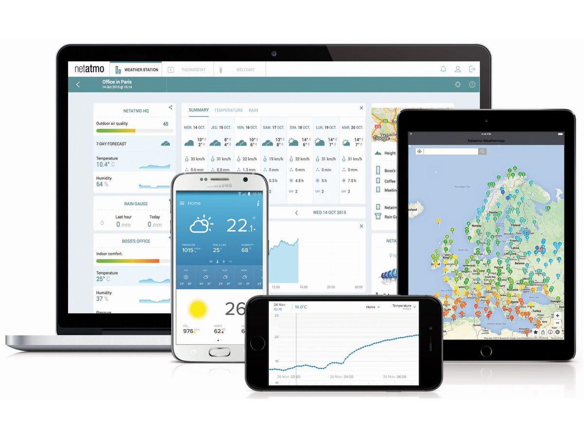 HAMA station météorologique NWS01-EC argenté ()