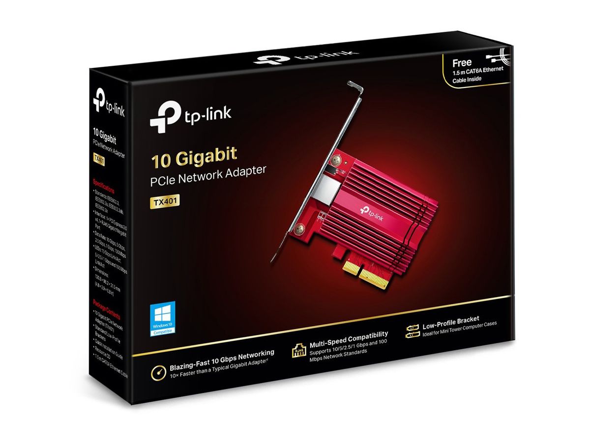 TP-LINK 10 Gigabit PCI TX401 Express Network Adapter (6935364072827)