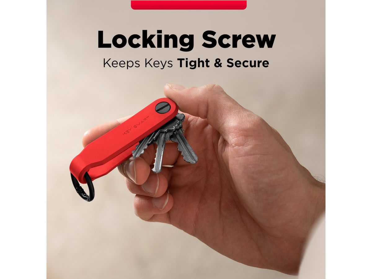 KEYSMART Loop Key Holder KS044-RED Red (0810024058525)