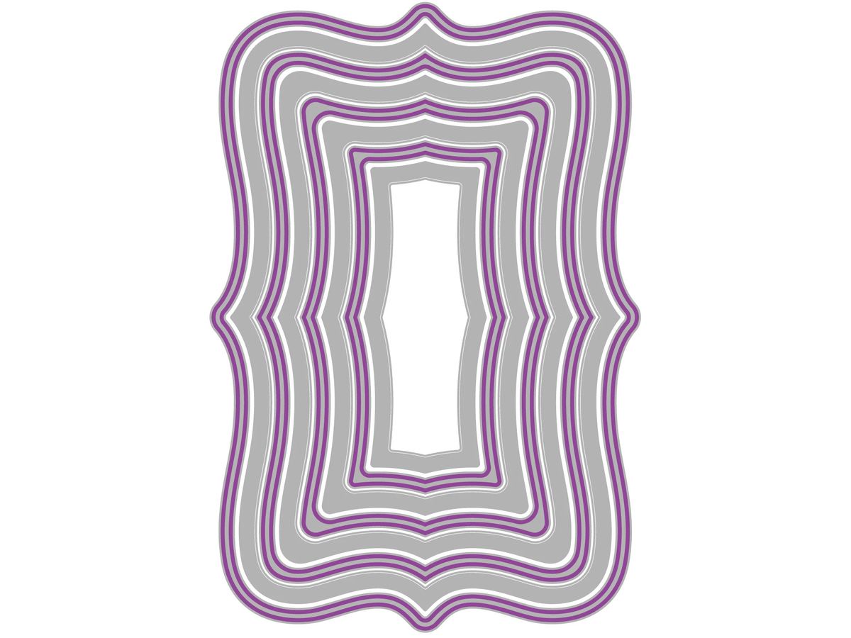 SIZZIX Matrices de découpe 666847 Fanciful Framelits Rev. 8 pcs. (0630454291688)