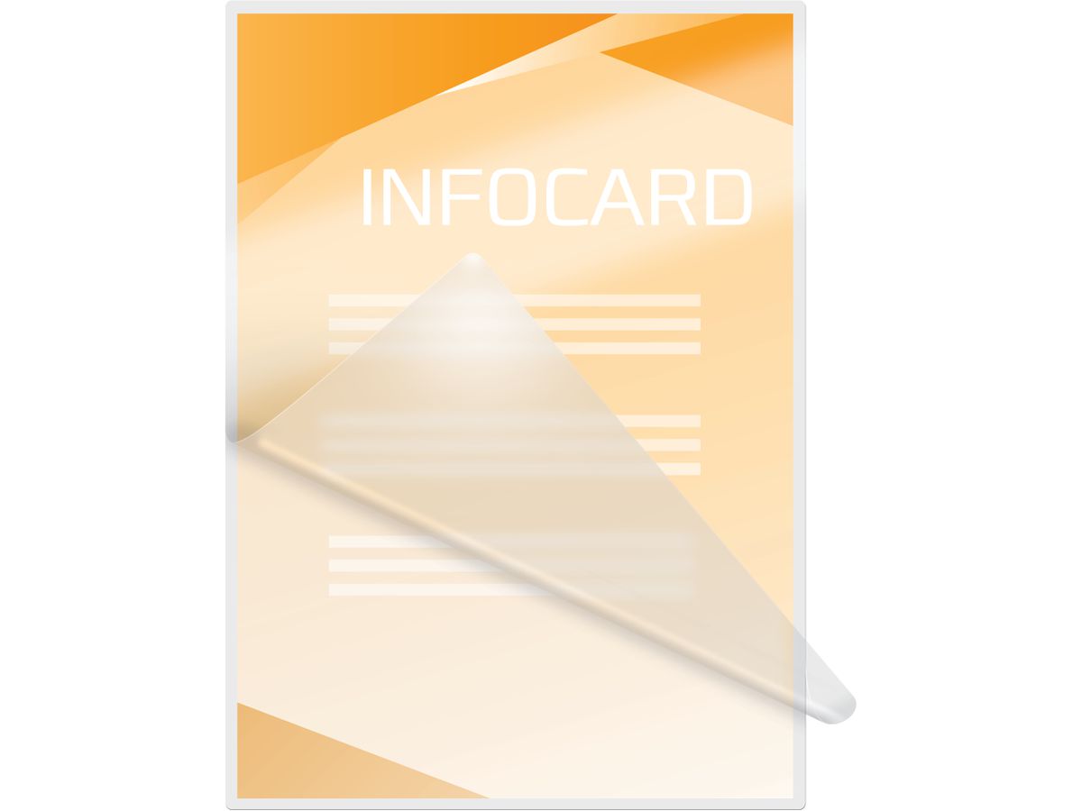 GBC Pochettes à plastifier A7 IB581076 brillant, 125my 100 pcs. (0013465581076)