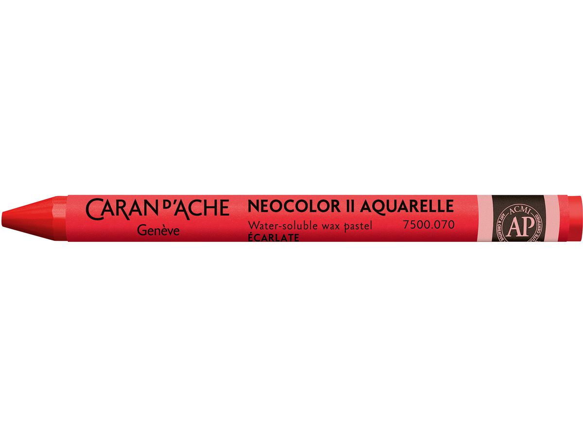 CARAN D'ACHE Wachsmalkreide Neocolor II 7500.070 scharlach (7610186271861)