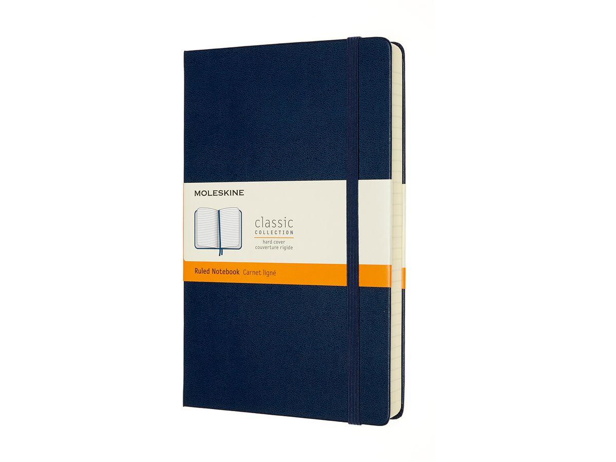 MOLESKINE Taccuino HC L/A5 606235 rigato,zaffiro,208 p. (8053853606235)