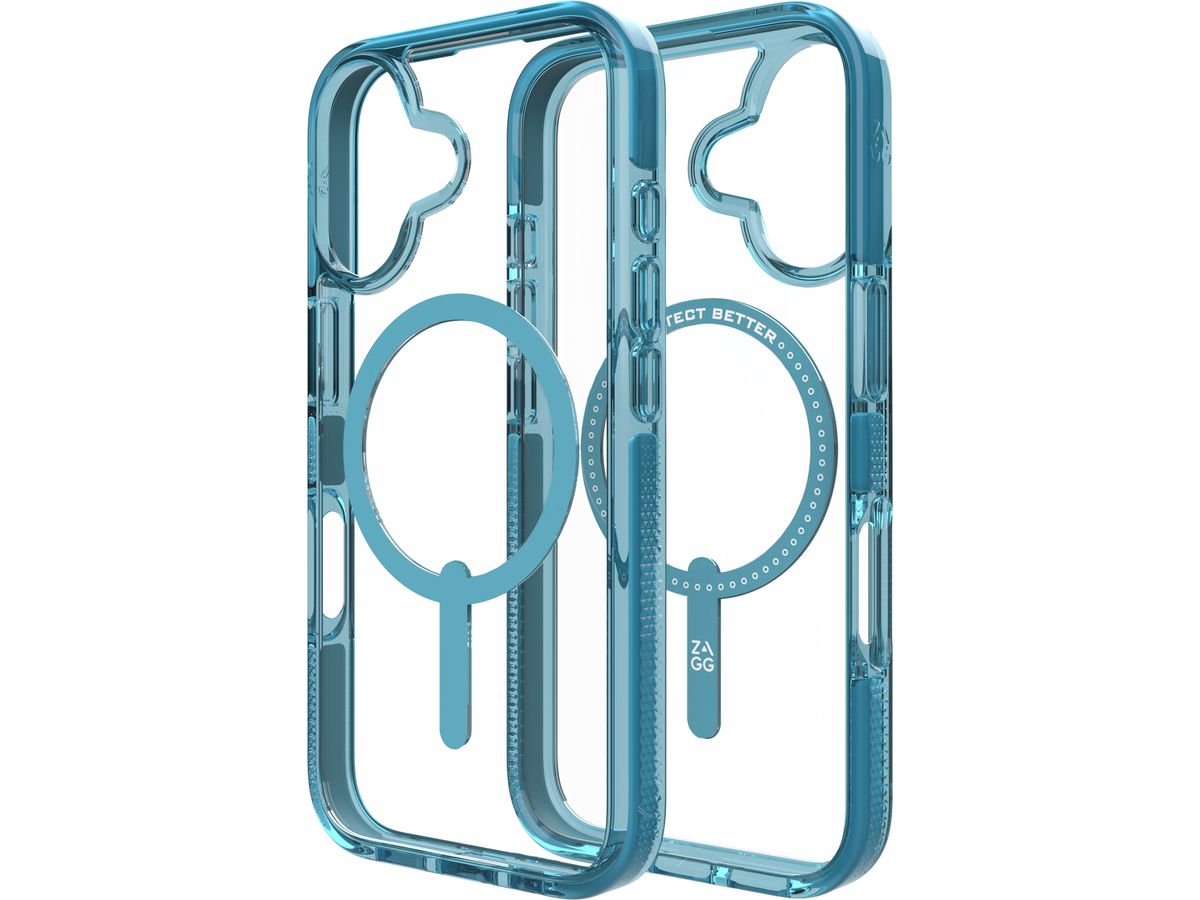 ZAGG Santa Cruz Cases Snap Apple 702315058 iPhone 16,Retro Blue (0840390318947)