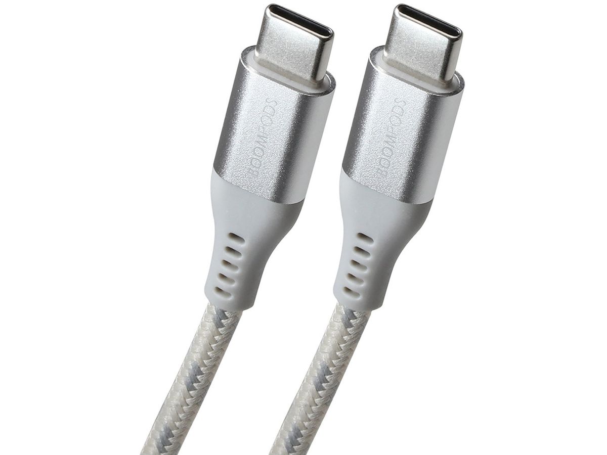 BOOMPODS Tide USB-C to USB-C Cable TCCCTI titanium (5081304399095)