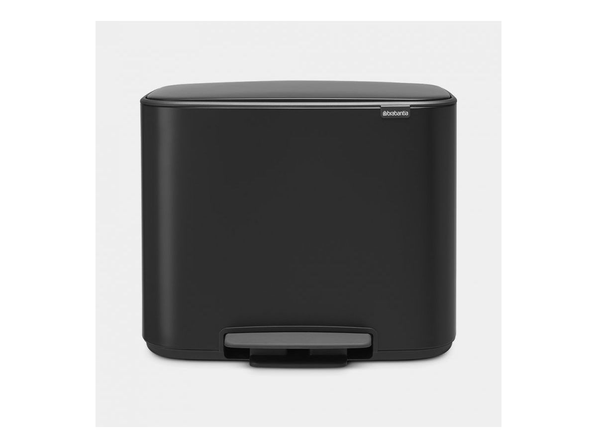 BRABANTIA Treteimer BO 121104 3x11 L schwarz matt (8710755121104)