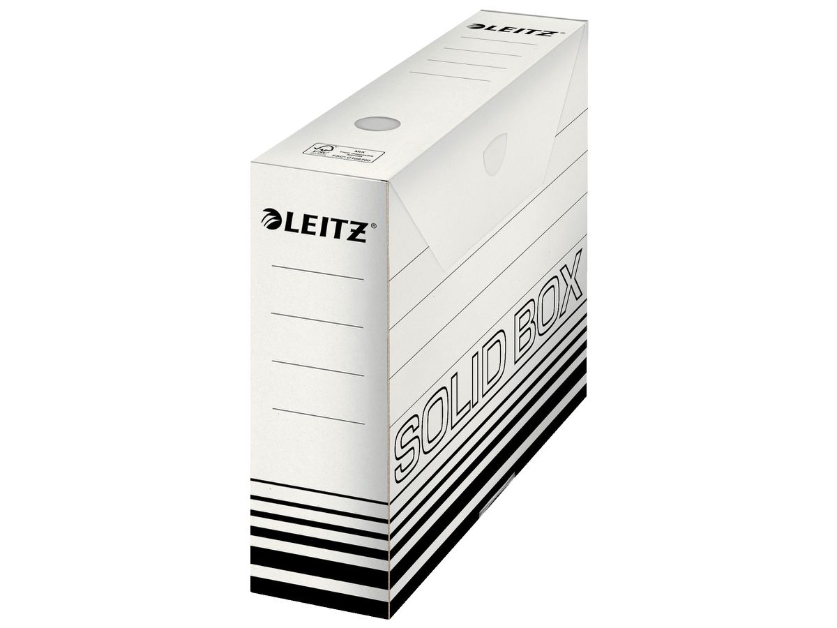 LEITZ Solid Box A4 6127-00-01 weiss 80x257x330mm (4002432117796)