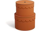 BIGSO BOX OF SWEDEN Scatola portaoggetti Wilma 988252207 terracotta 2er-Set (7330061084125)
