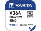 VARTA Pile bouton V364 364101111 SR621SW, SR60 (4008496245734)