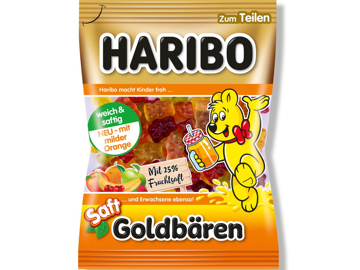 HARIBO Orsi d'oro di succo 31364 Sacchetto 175g (4001686386613)
