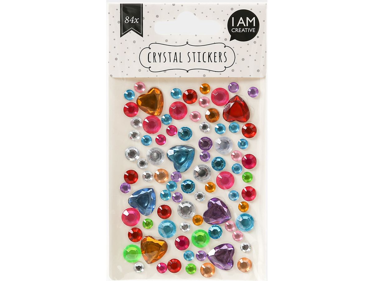 I AM CREATIVE Crystalstickers 6000.23 Punkte, 84 Stück (7611983201587)