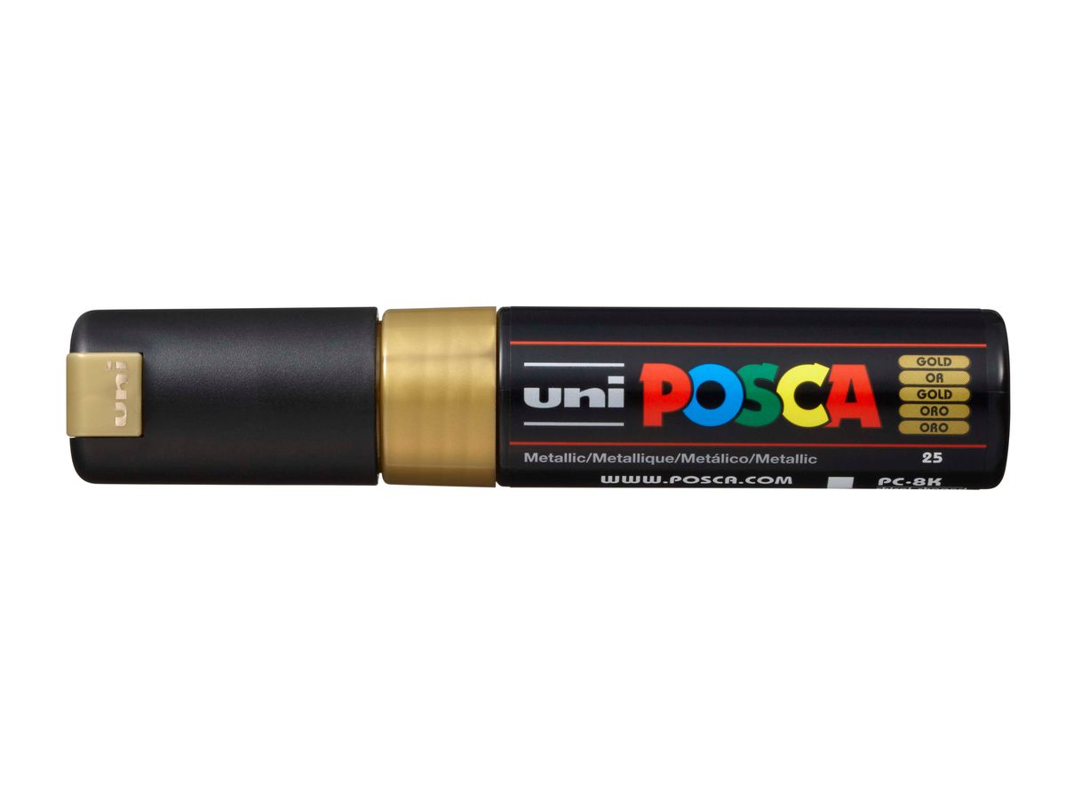 POSCA Marker 8mm PC-8K GOLD MET, oro (4902778113608)