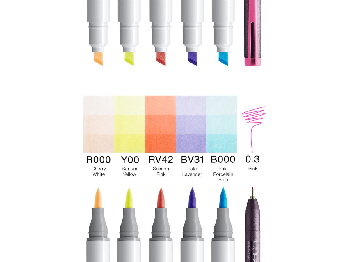 COPIC Marker Ciao Manga Set 22075586 Hana 6 Stück (4013695269658)