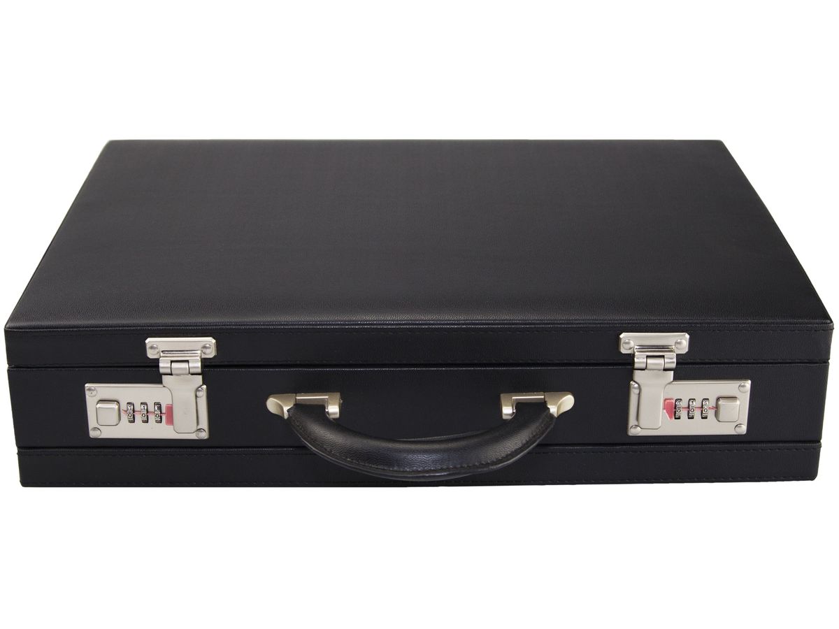 MONOLITH Diplomatenkoffer PVC 2000002018 Schwarz, 440x320x100mm (5016469201808)