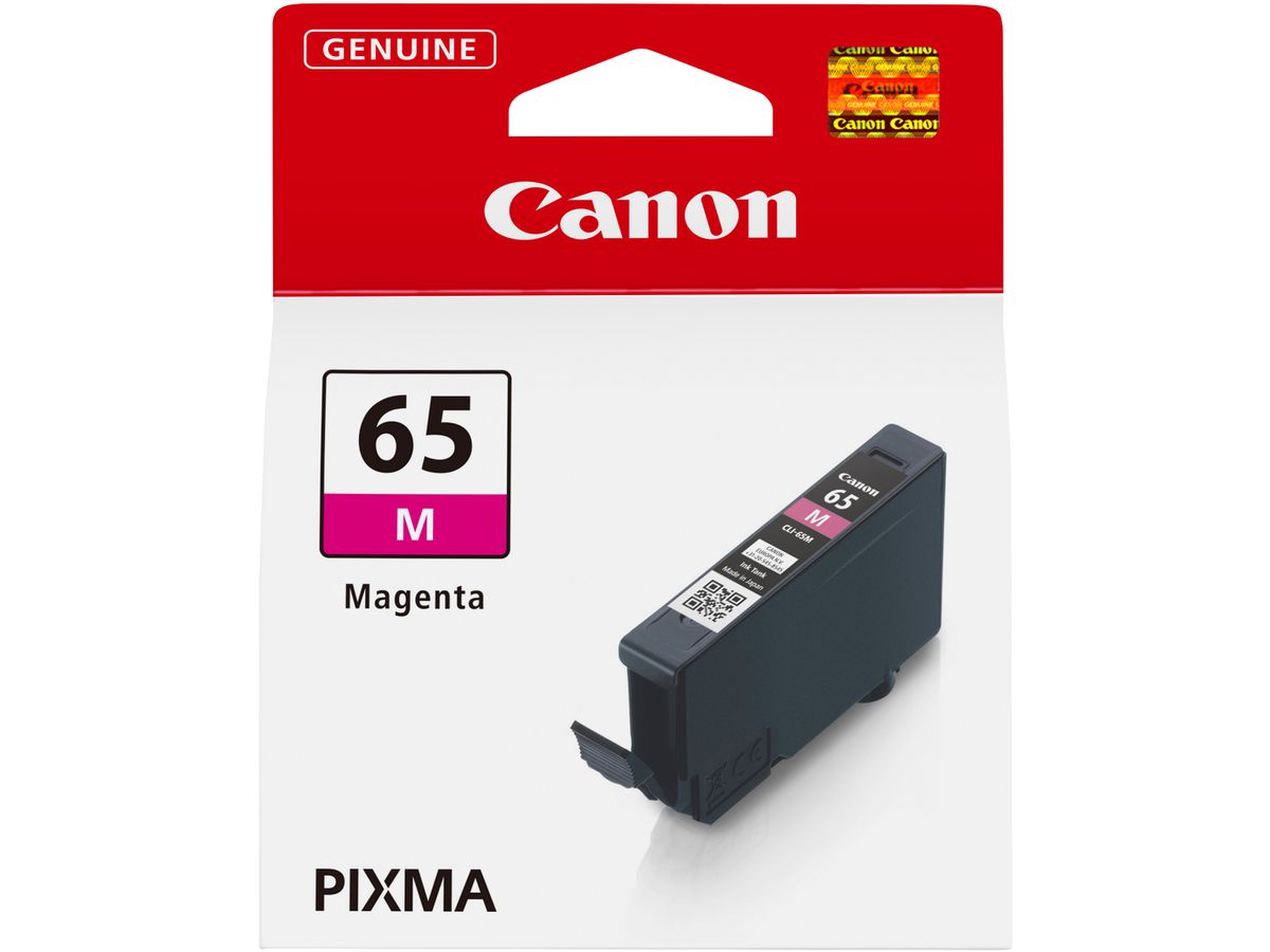 CANON Tintenpatrone magenta CLI-65M PIXMA Pro-100 12.6ml (4549292159288)