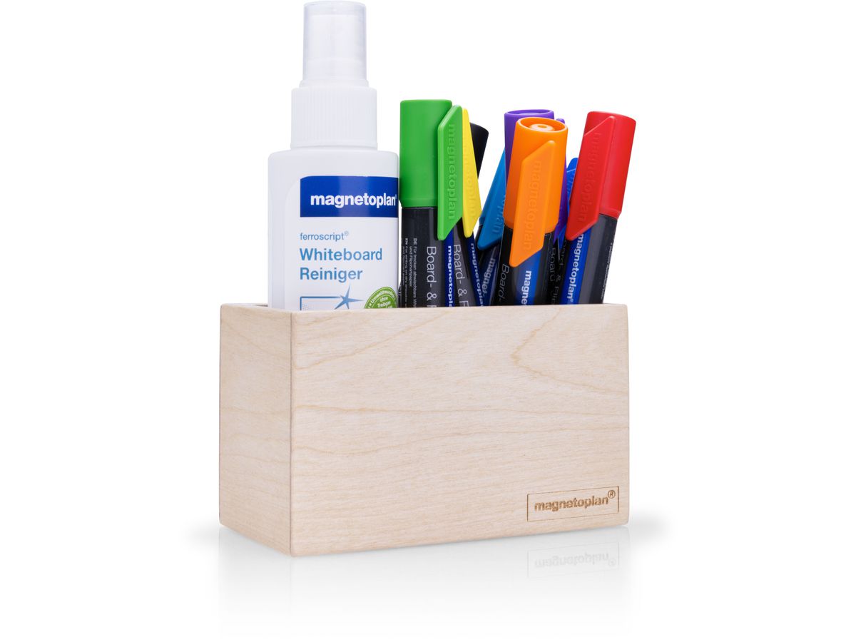 MAGNETOPLAN Porte-accesswoires magnétique 1228649 WoodSeries bouleau 114x70x64mm (4013695067230)