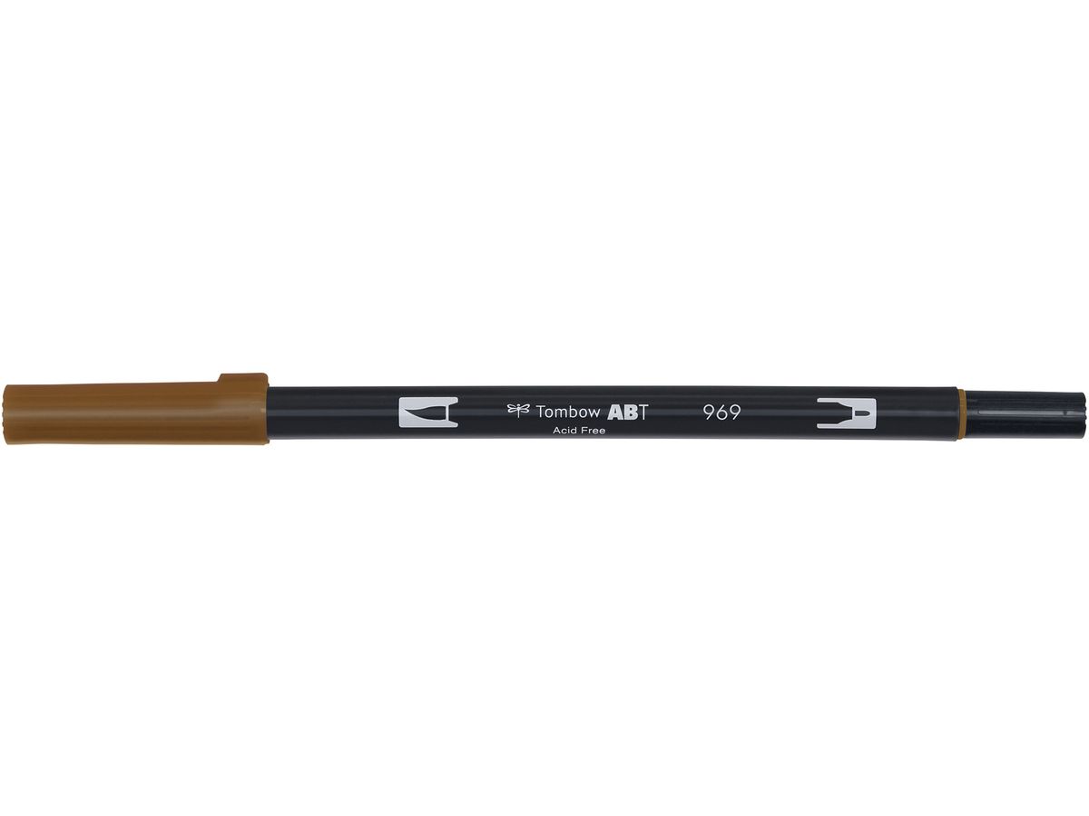 TOMBOW Dual Brush Pen ABT 969 chocolate (4901991902235)
