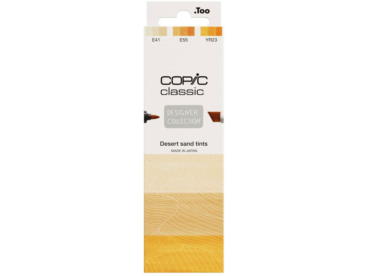COPIC Marker Classic Designer 200750301 Desert sand tints 3 pièces (4013695268682)