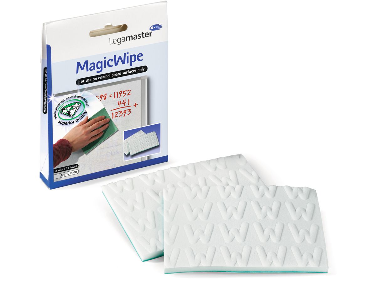 LEGAMASTER Whiteboard -Tücher Magic Wipe 7-121500 3 Tücher (8713797052269)
