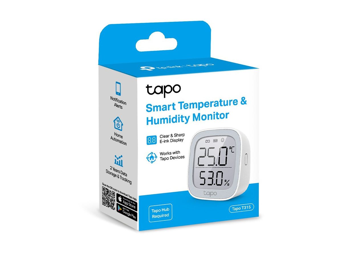 TP-LINK Smart Temperature and Tapo T315 Humidity Monitor (4897098682401)