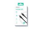 AUKEY Cable USB-C-to-C, Silicone CB-SCC102 1.8m, 100W,Black (0689323785278)