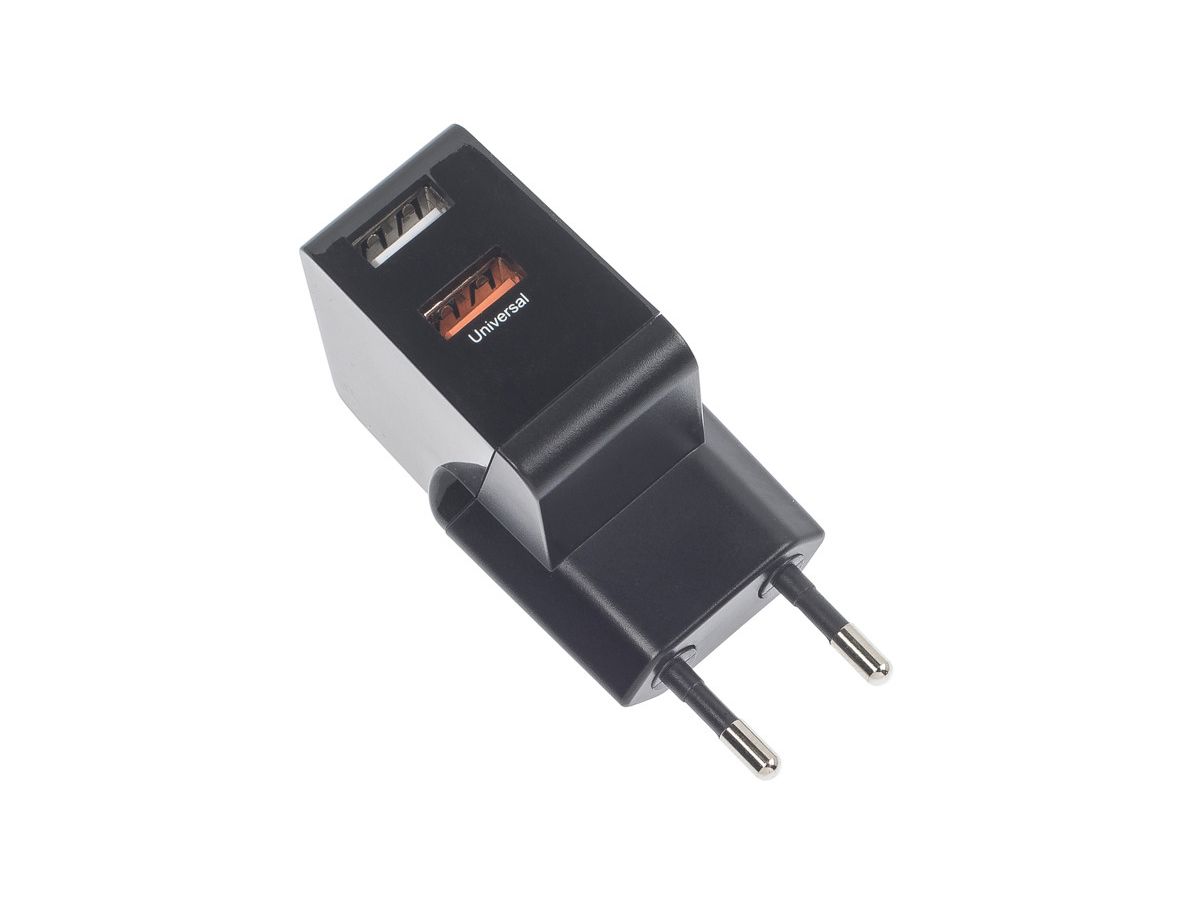 LINK2GO USB AC-Adapter AC1002BB 2-Port, 3.4A (7613058028297)