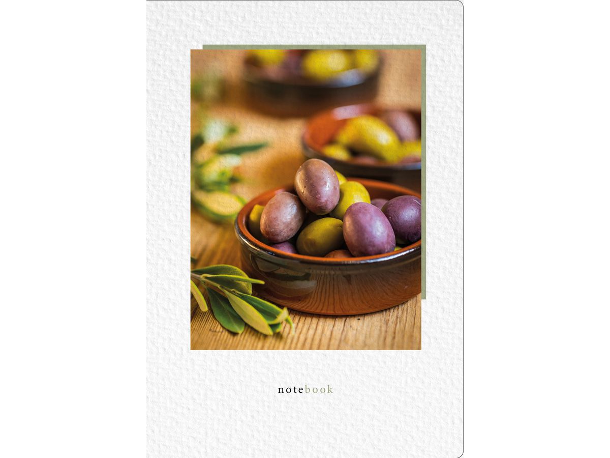 NATUR VERLAG Notizbuch Crushpaper A5 11012N Olive Foto, dotted (7640140110127)
