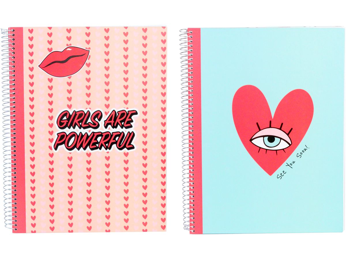 ANCOR Taccuino Uff. A5 Girl Power 113006 lines 90g 80 fogl. (5604730113006)