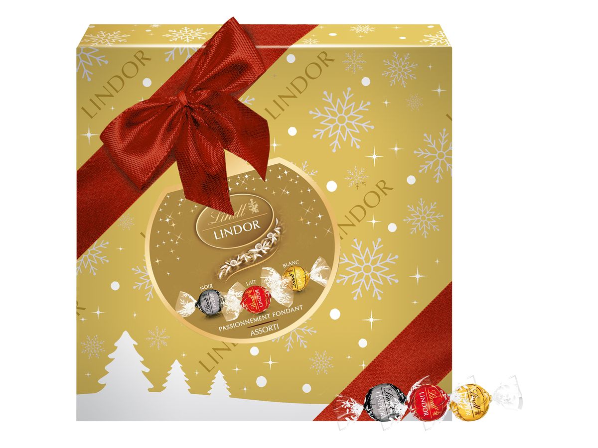 LINDT Lindor Kugeln Geschenkbox 659532 Assortiert 287g (8003340095325)