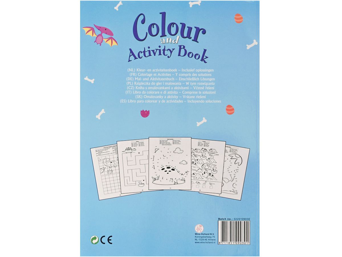 ROOST Livre d'activités dessin A4 B903 assortis (8711851090301)