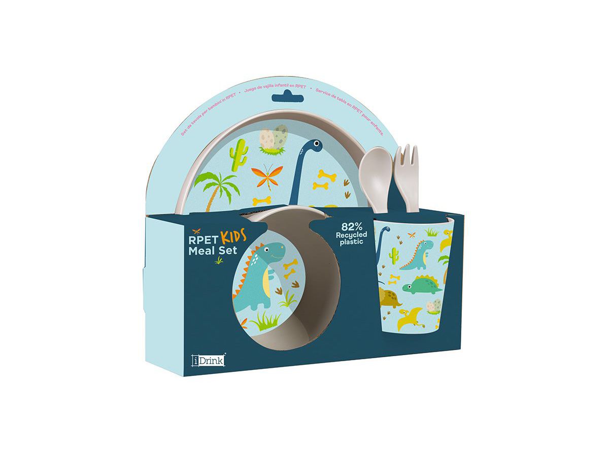 I-DRINK tableware set Dino ID5301C 5 pezzi (8059037071493)