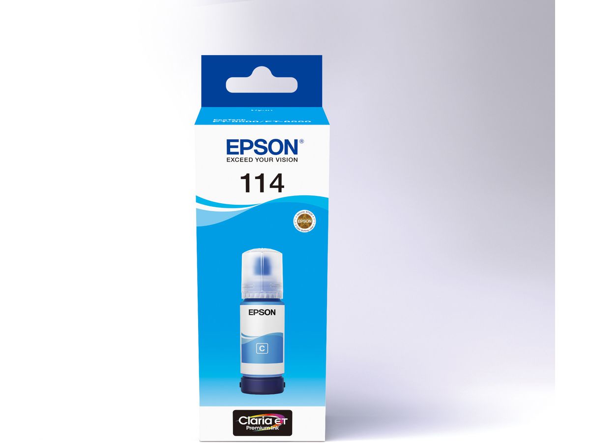 EPSON Flacone d'inchiostro 114 cyan T07B240 EcoTank ET-8500 6200 pagine (8715946687308)