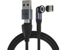 STATIK Statik 360 Pro, Uni.Mag. Tip PUP-0520-3FT Cable, 1m, 100W Black (0810024055142)