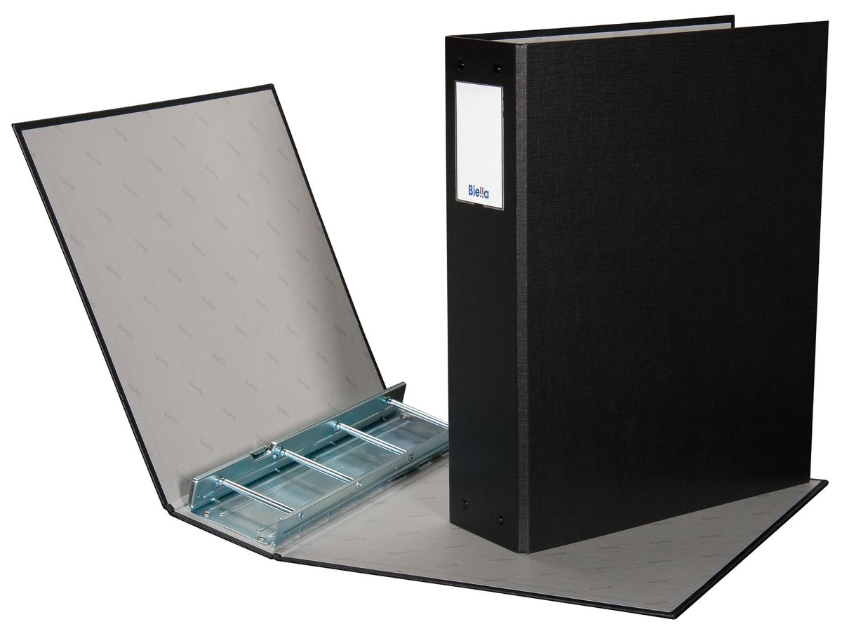 BIELLA Classeur Tixor 8cm 12844802U noir A4 (7611365202966)