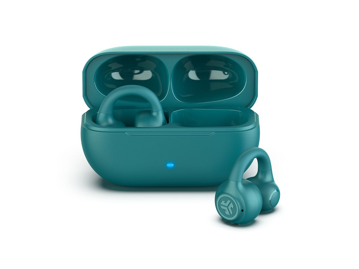JLAB Flex Open Air Clip Earbuds IEUEBFLEXRTEL124 True Wireless, Teal (0810119071842)